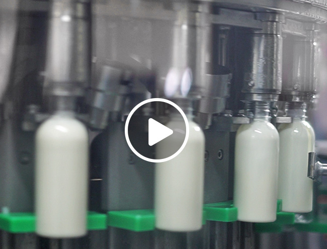 三合一牛奶灌装设备视频