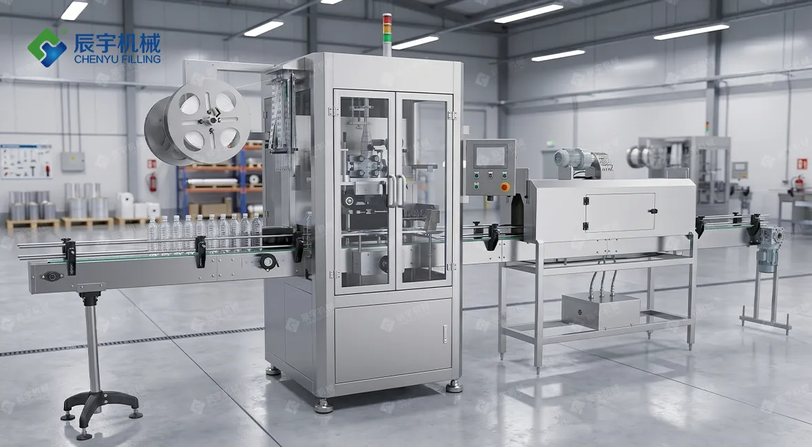 sleeve-labeling-machine-filling-line-2 sleeve-labeling-machine-filling-line-2